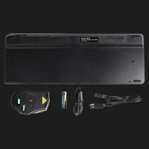 Комплект бездротовий клавіатура + миша A4Tech FB2535C (Smoky Grey)
