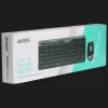 Комплект бездротовий клавіатура + миша A4Tech FB2535C (Smoky Grey)