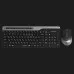 Комплект бездротовий клавіатура + миша A4Tech FB2535C (Smoky Grey)