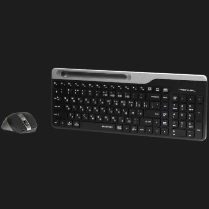 Комплект бездротовий клавіатура + миша A4Tech FB2535C (Smoky Grey) в Олександрії