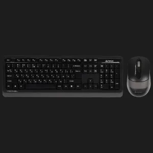 Комплект проводной клавиатура + мышь A4Tech FG1010 (Grey)