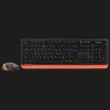 Комплект дротовий клавіатура + миша A4Tech FG1010 (Orange)