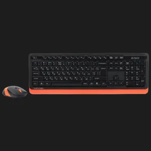 Комплект дротовий клавіатура + миша A4Tech FG1010 (Orange)