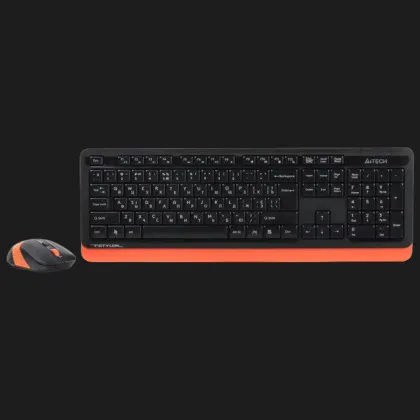 Комплект дротовий клавіатура + миша A4Tech FG1010 (Orange) в Олександрії