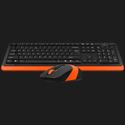 Комплект дротовий клавіатура + миша A4Tech FG1010 (Orange) в Олександрії