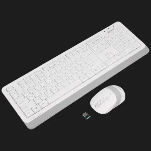 Комплект дротовий клавіатура + миша A4Tech FG1010 (White)