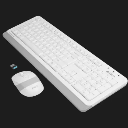 Комплект дротовий клавіатура + миша A4Tech FG1010 (White) в Олександрії