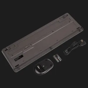 Комплект проводной клавиатура + мышь A4Tech FG1010S (Grey)