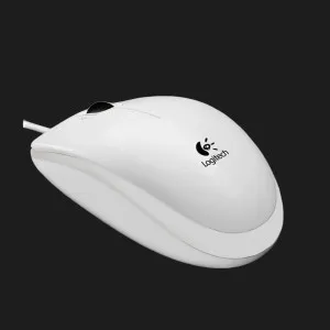 Миша Logitech B100 Optical Mouse (White)