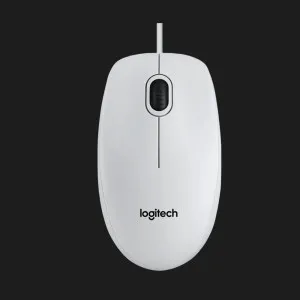 Миша Logitech B100 Optical Mouse (White)
