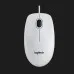 Миша Logitech B100 Optical Mouse (White)