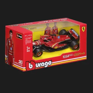 Автомодель Bburago — Ferrari Racing SF-24 в ассортименте (1:43) (18-36844)