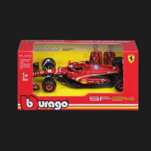 Автомодель Bburago — Ferrari Racing SF-24 в ассортименте (1:43) (18-36844)