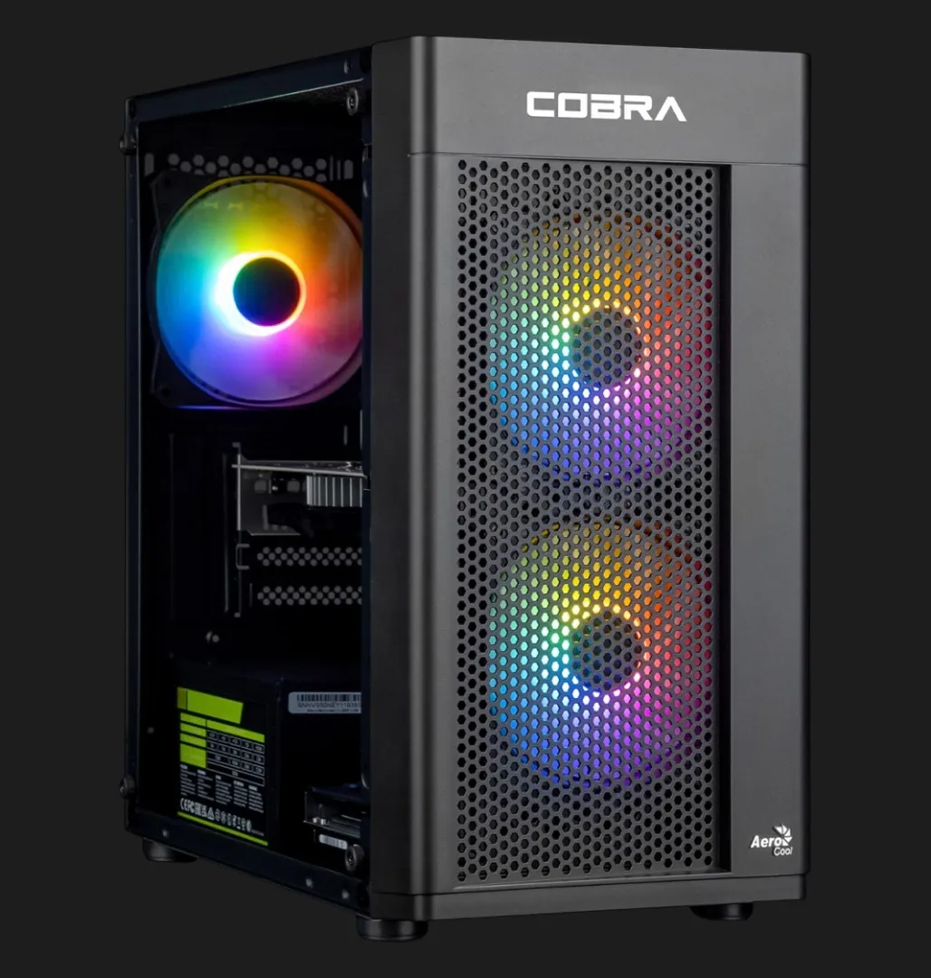 Комп'ютер COBRA Advanced (AMD Ryzen 5 5500/16GB/480GB SSD/RTX 3050) (A55.16.S4.35.19300)