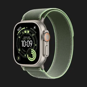 б/у Apple Watch Ultra 3 GPS + LTE, 49mm Natural Titanium Case with Green/Neon Trail Loop - M/L (MF1V4/MFT54) (Хорошее состояние)