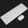 Комплект бездротовий клавіатура + миша A4Tech FG1012 (White)