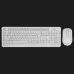Комплект бездротовий клавіатура + миша A4Tech FG1012 (White)