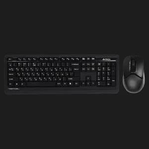 Комплект бездротовий клавіатура + миша A4Tech FG1012S (Black)