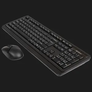 Комплект бездротовий клавіатура + миша A4Tech FG1012S (Black)