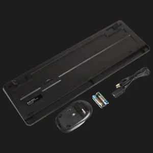 Комплект бездротовий клавіатура + миша A4Tech FG1012S (Black)