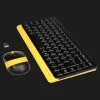 Комплект бездротовий клавіатура + миша A4Tech FG1110 (Bumblebee)