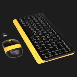 Комплект бездротовий клавіатура + миша A4Tech FG1110 (Bumblebee)