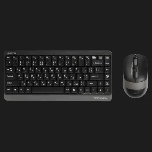 Комплект бездротовий клавіатура + миша A4Tech FG1110 (Gray)