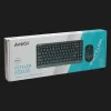 Комплект бездротовий клавіатура + миша A4Tech FG1110 (Gray)