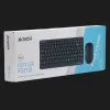 Комплект бездротовий клавіатура + миша A4Tech FG1112 (Black)