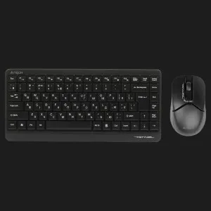 Комплект бездротовий клавіатура + миша A4Tech FG1112 (Black)