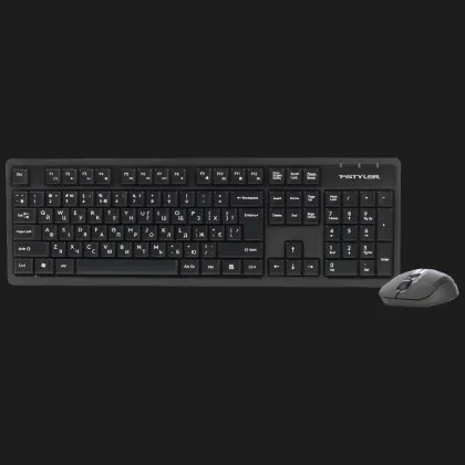 Комплект бездротовий клавіатура + миша A4Tech FG1200 (Black)