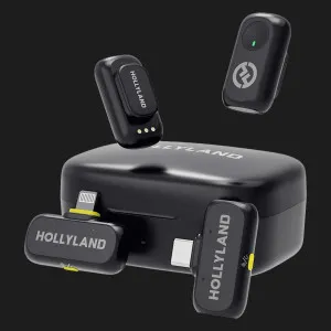 Микрофонная радиосистема Hollyland Lark A1 Combo (Space Gray) в Сваляве