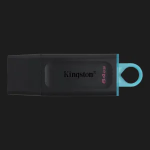 Флеш-накопитель Kingston USB 3.2 DT Exodia 64GB (Black/Teal) в Борисполе