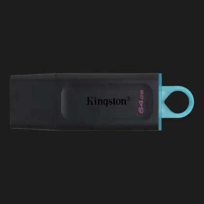 Флеш-накопитель Kingston USB 3.2 DT Exodia 64GB (Black/Teal)