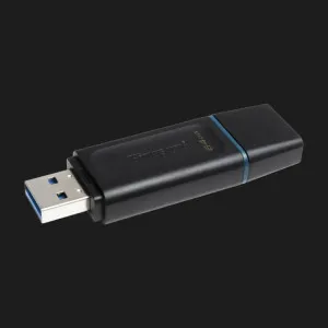 Флеш-накопитель Kingston USB 3.2 DT Exodia 64GB (Black/Teal) в Борисполе