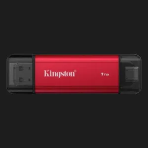 Зовнішній SSD-накопичувач Kingston Dual Portable 1TB (Red/Black) в Дрогобичі
