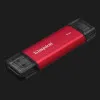 Зовнішній SSD-накопичувач Kingston Dual Portable 1TB (Red/Black)
