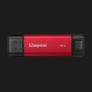 Зовнішній SSD-накопичувач Kingston Dual Portable 2TB (Red/Black) в Дрогобичі