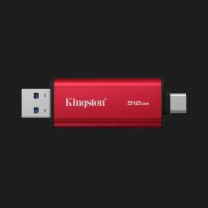 Зовнішній SSD-накопичувач Kingston Dual Portable 512GB (Red/Black) в Дрогобичі