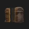 Картонный 3D пазл-конструктор Cartonic Три мудрых обезьяны. Не говорить зло (Three Wise Monkeys. Speak No Evil) (CARTSPEAK)