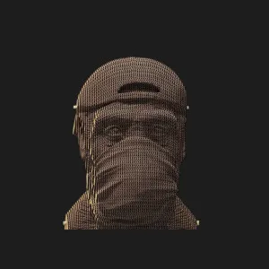 Картонный 3D пазл-конструктор Cartonic Три мудрых обезьяны. Не говорить зло (Three Wise Monkeys. Speak No Evil) (CARTSPEAK)