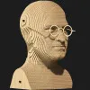 Картонний 3D пазл-конструктор Cartonic Стів Джобс (Steve J) (CARTMSTJ)