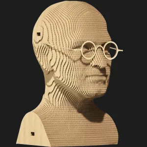 Картонный 3D пазл-конструктор Cartonic Стив Джобс (Steve J) (CARTMSTJ)