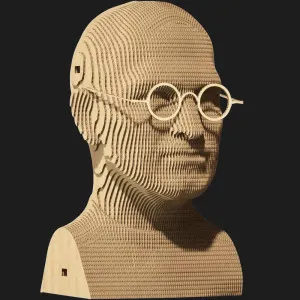 Картонный 3D пазл-конструктор Cartonic Стив Джобс (Steve J) (CARTMSTJ)