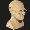Картонний 3D пазл-конструктор Cartonic Стів Джобс (Steve J) (CARTMSTJ)