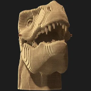 Картонный 3D пазл-конструктор Cartonic Тиранозавр Рекс (T-Rex) (CARTREX)