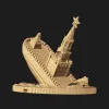 Картонный 3D пазл-конструктор Cartonic Русский военный корабль ВСЕ (The end of Russian warship) (CARTEND)