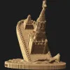 Картонный 3D пазл-конструктор Cartonic Русский военный корабль ВСЕ (The end of Russian warship) (CARTEND)