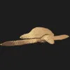 Картонный 3D пазл-конструктор Cartonic Черепаха (Turtle) (CARTTURT)