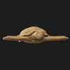 Картонный 3D пазл-конструктор Cartonic Черепаха (Turtle) (CARTTURT)